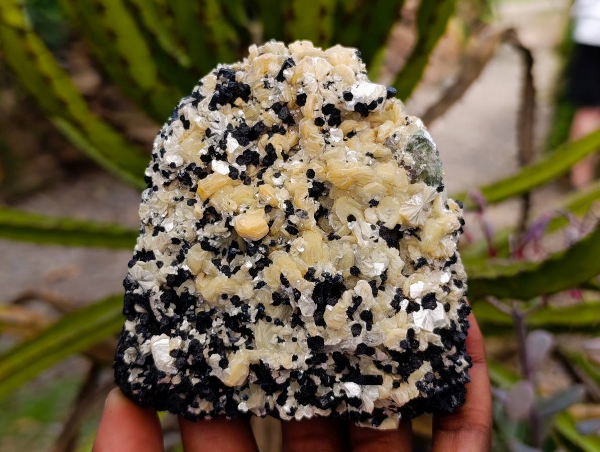 Natural Schorl Black Tourmaline Specimens x 2 From Erongo, Namibia