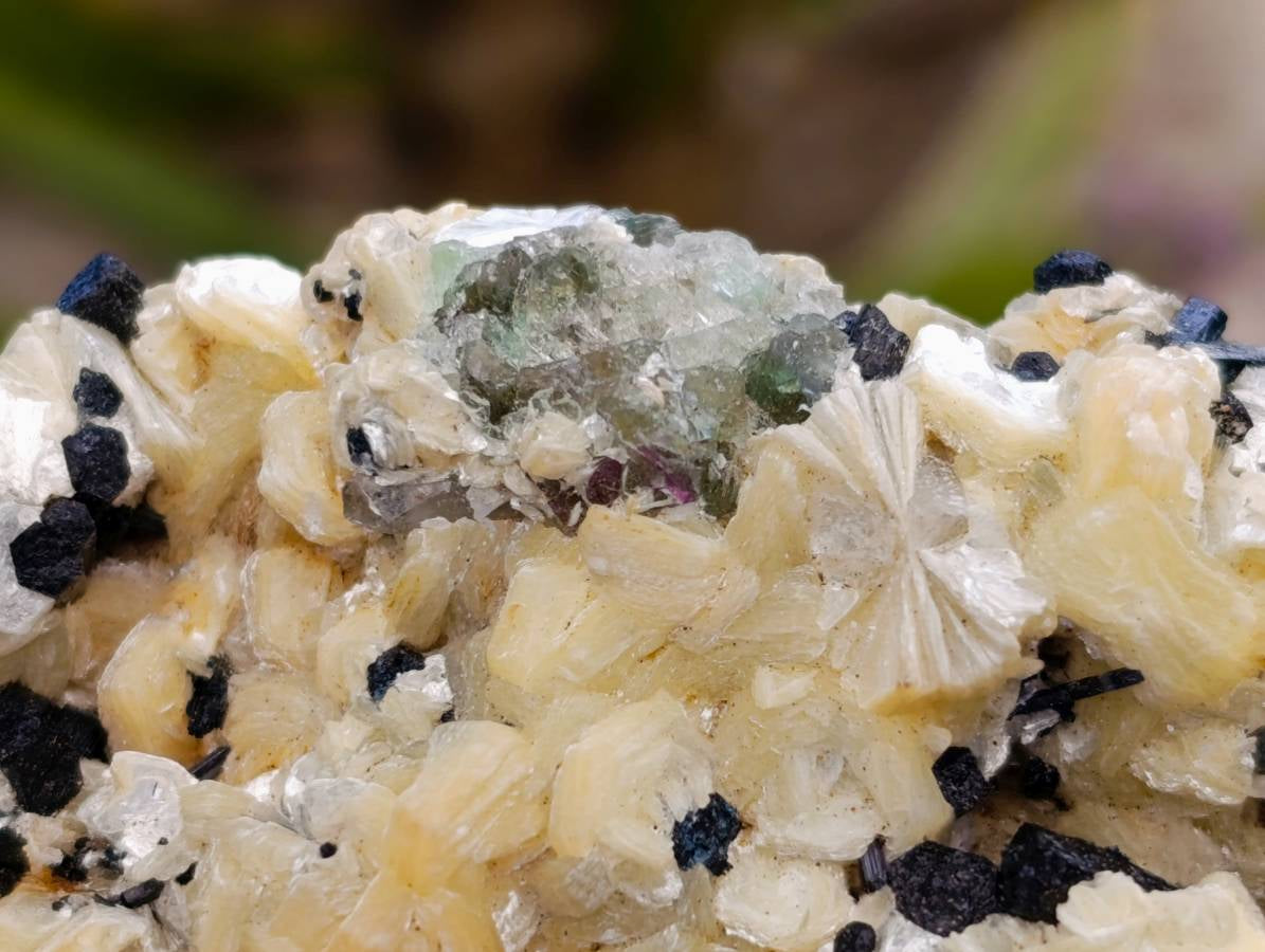 Natural Schorl Black Tourmaline Specimens x 2 From Erongo, Namibia
