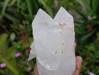 Natural Multi-Terminated Mpika Quarts Clusters x 3 From Mpika, Zambia