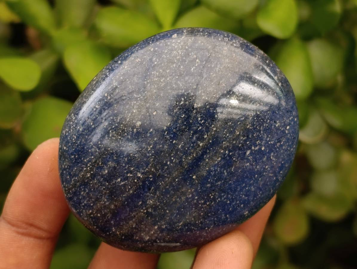 Polished Lazulite Galets x 12 From Madagascar