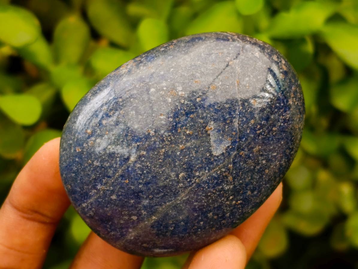 Polished Lazulite Galets x 12 From Madagascar