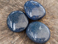 Polished Lazulite Galets x 12 From Madagascar