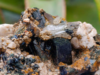 Natural Aegirine, Smokey Quartz, Zircon, Orthoclase Clusters x 6 From Zomba Mountain, Malawi