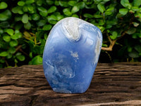 Polished Blue Lace Agate Standing Free Form x 1 From Nsanje, Malawi