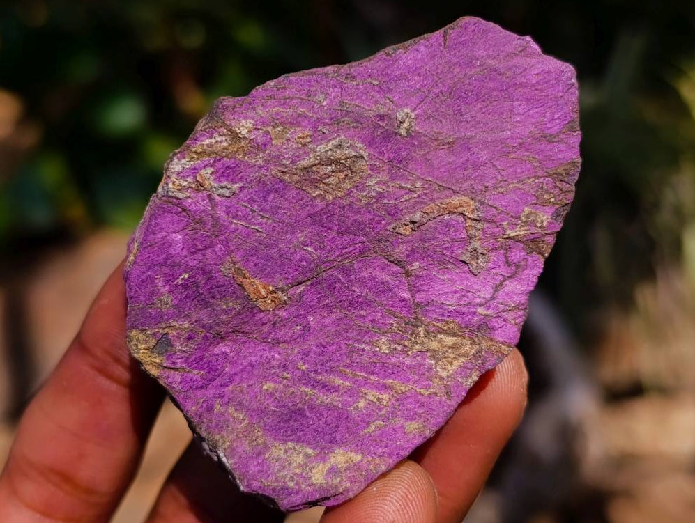 Natural Metallic Purpurite Specimens x 12 From Erongo, Namibia