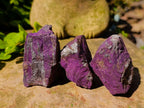 Natural Metallic Purpurite Specimens x 12 From Erongo, Namibia