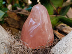 Polished Rose Quartz Standing Free Forms x 4 From Madagascar