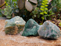 Natural Swazi Jade Cobbed Specimens x 24 From Swaziland