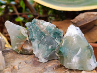 Natural Swazi Jade Cobbed Specimens x 24 From Swaziland