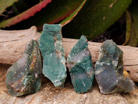 Natural Swazi Jade Cobbed Specimens x 24 From Swaziland