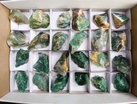 Natural Swazi Jade Cobbed Specimens x 24 From Swaziland
