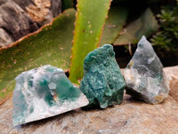 Natural Swazi Jade Cobbed Specimens x 24 From Swaziland