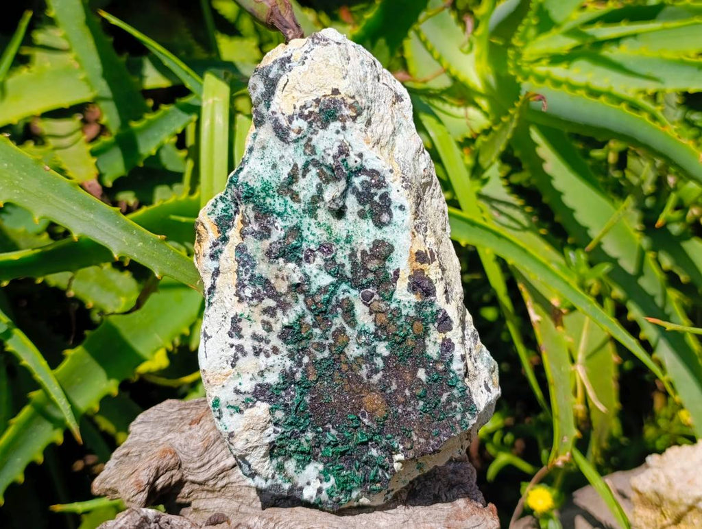 Natural Drusy Coated Malachite And Chrysocolla Specimens x 3 From Likasi, Congo