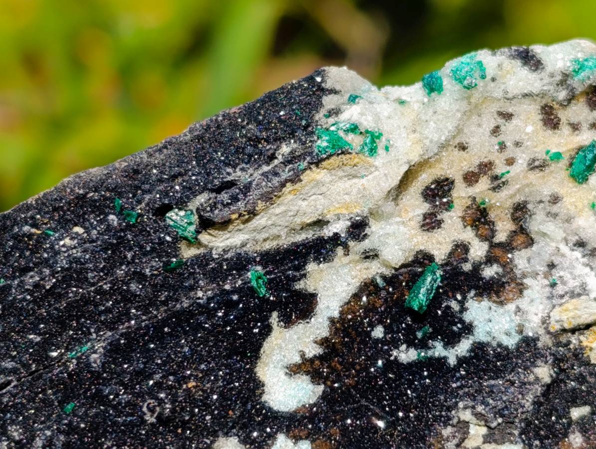 Natural Drusy Coated Malachite And Chrysocolla Specimens x 3 From Likasi, Congo