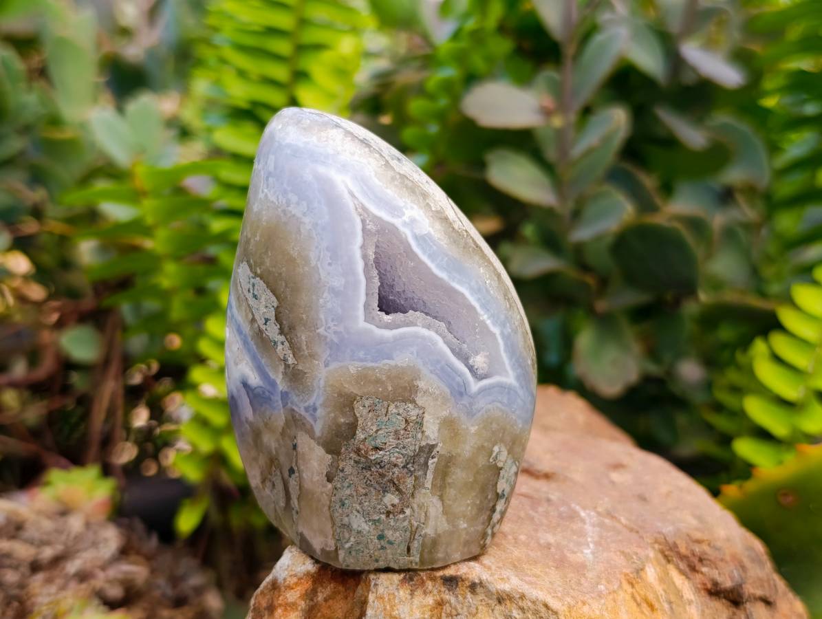 Polished Mixed Standing Free Forms x 3 From Southern Africa