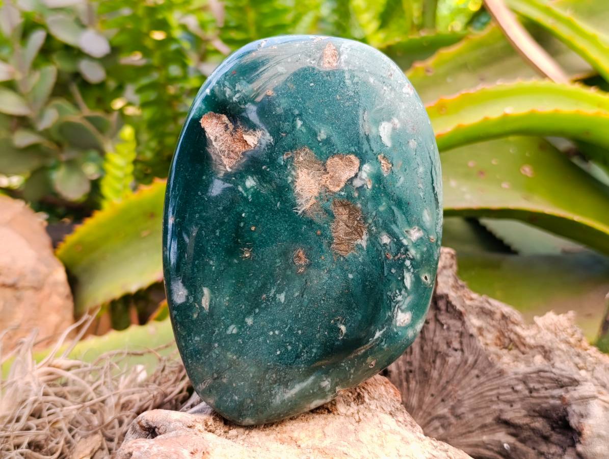 Polished Mixed Standing Free Forms x 3 From Southern Africa