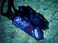 Hand Made Sodalite Copper Wire Wrapped Stone Double Terminated Pendants - Sold Per Item - From Namibia