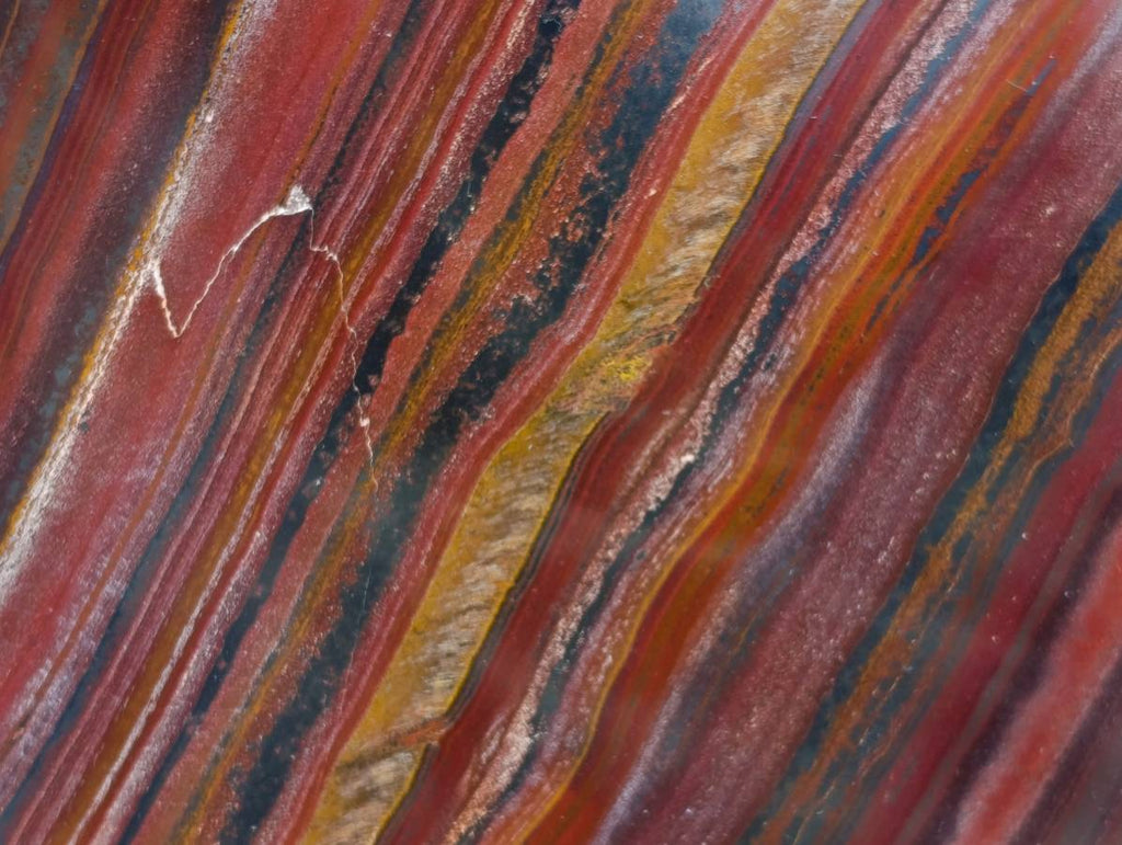 Polished XXL Banded Tiger Iron Standing Free Form x 1 From South Africa