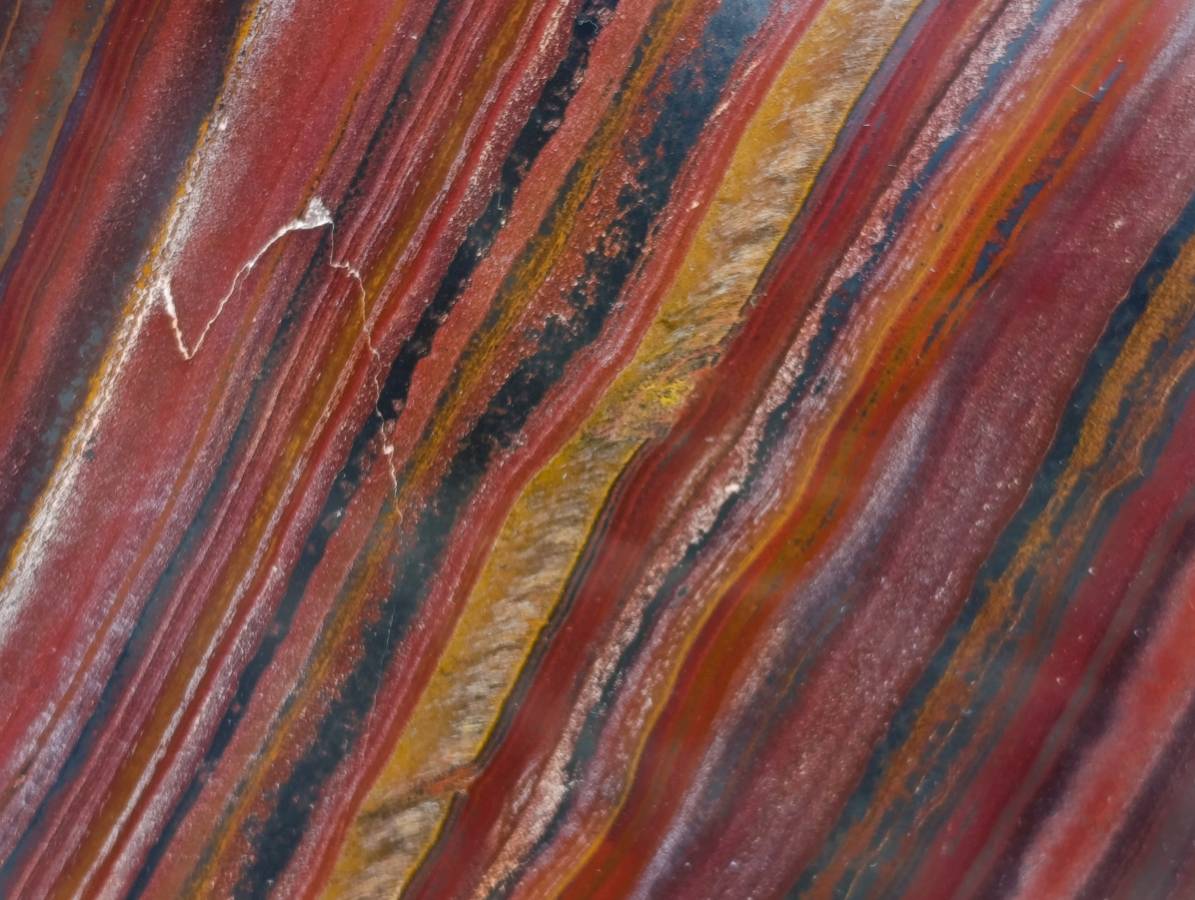 Polished XXL Banded Tiger Iron Standing Free Form x 1 From South Africa