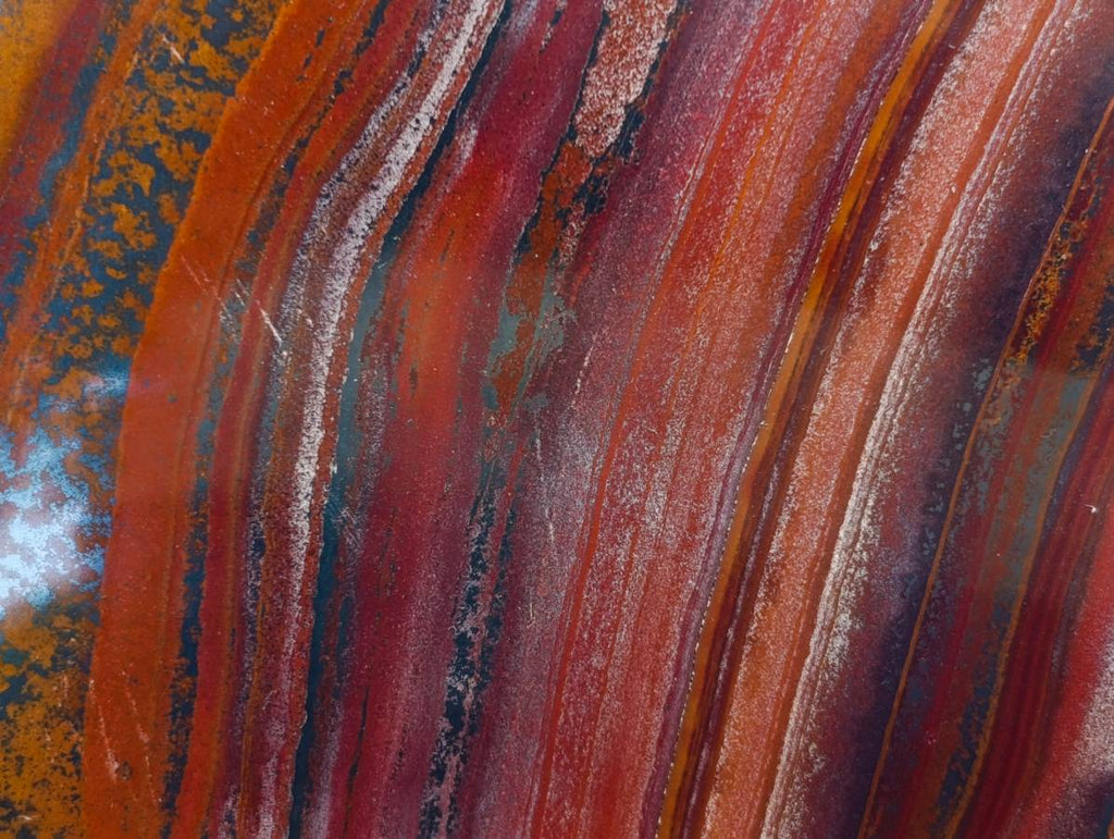 Polished XXL Banded Tiger Iron Standing Free Form x 1 From South Africa