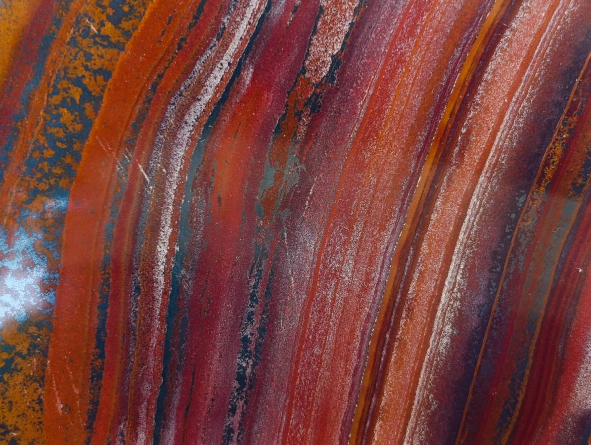 Polished XXL Banded Tiger Iron Standing Free Form x 1 From South Africa