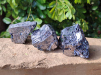 Natural Lead Galena Cobbed Specimens x 12 From Kaokoveld, Namibia