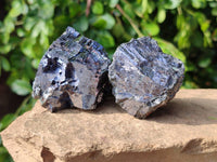 Natural Lead Galena Cobbed Specimens x 12 From Kaokoveld, Namibia