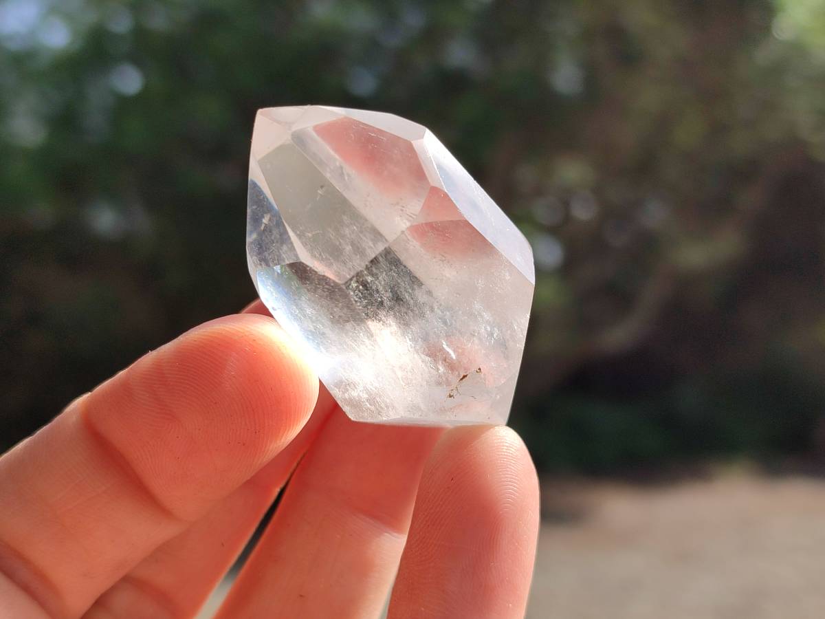 Polished Double Terminated Clear Quartz Crystals x 20 From Madagascar