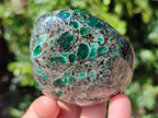 Polished Emerald Mica 'Mutokolite' Standing Free Forms x 3 From Mutoko, Zimbabwe