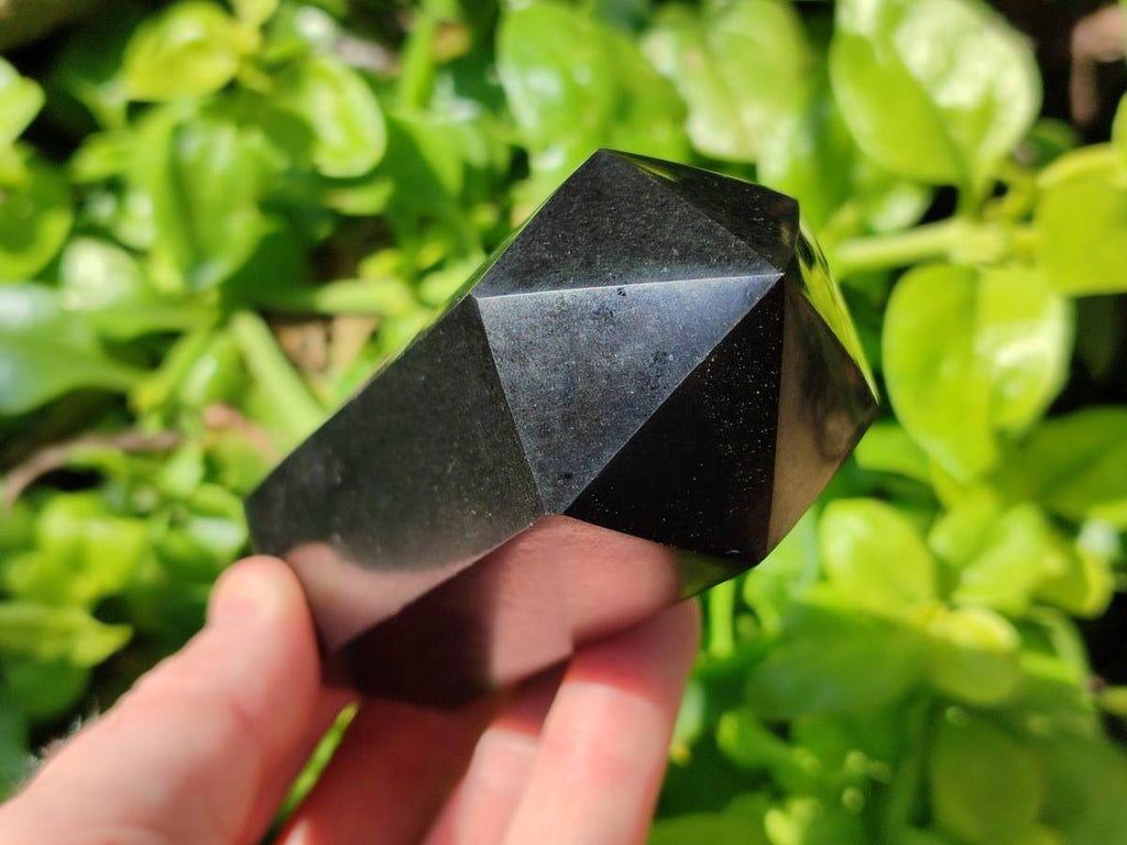 Polished Black Basalt Points x 6 From Antsirabe, Madagascar