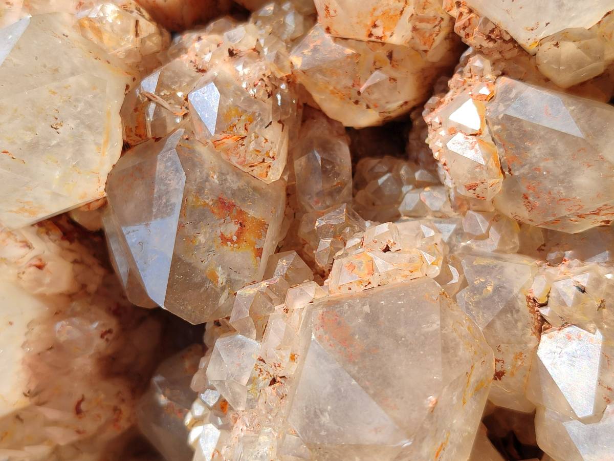 Natural XL Smokey Citrine White Phantom Quartz Cluster x 1 From Luena, Congo