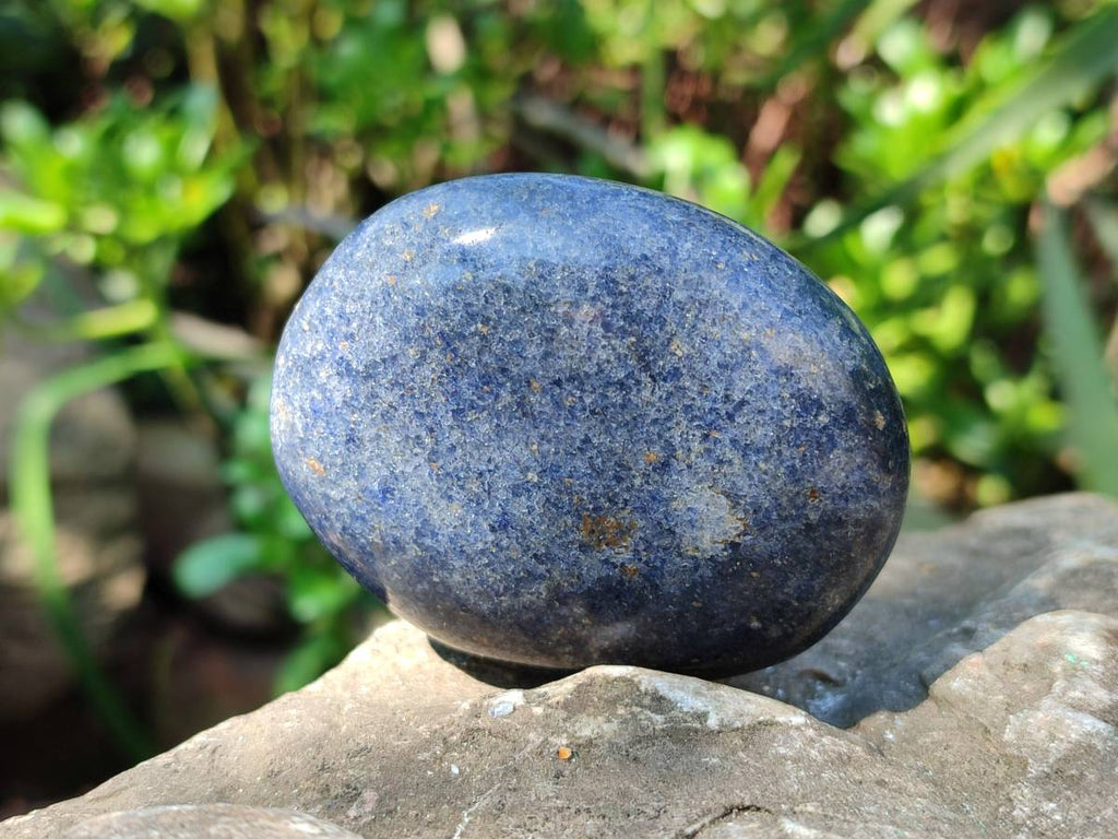 Polished Lazulite Galets x 12 From Madagascar - Toprock Gemstones and Minerals 