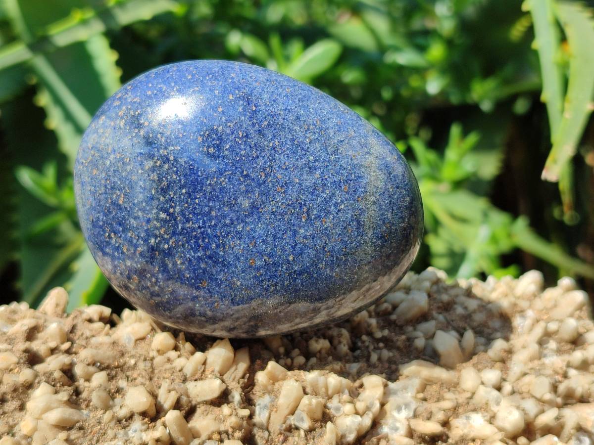 Polished Lazulite Galets x 12 From Madagascar - Toprock Gemstones and Minerals 