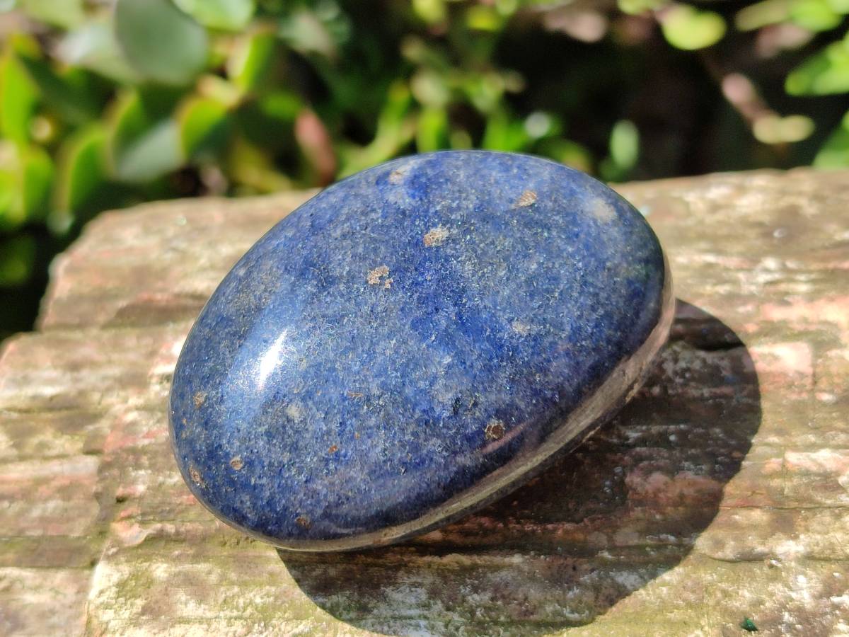 Polished Lazulite Galets x 12 From Madagascar - Toprock Gemstones and Minerals 