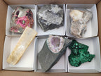 Natural Multi Mineral Specimens x 6 From Southern Africa