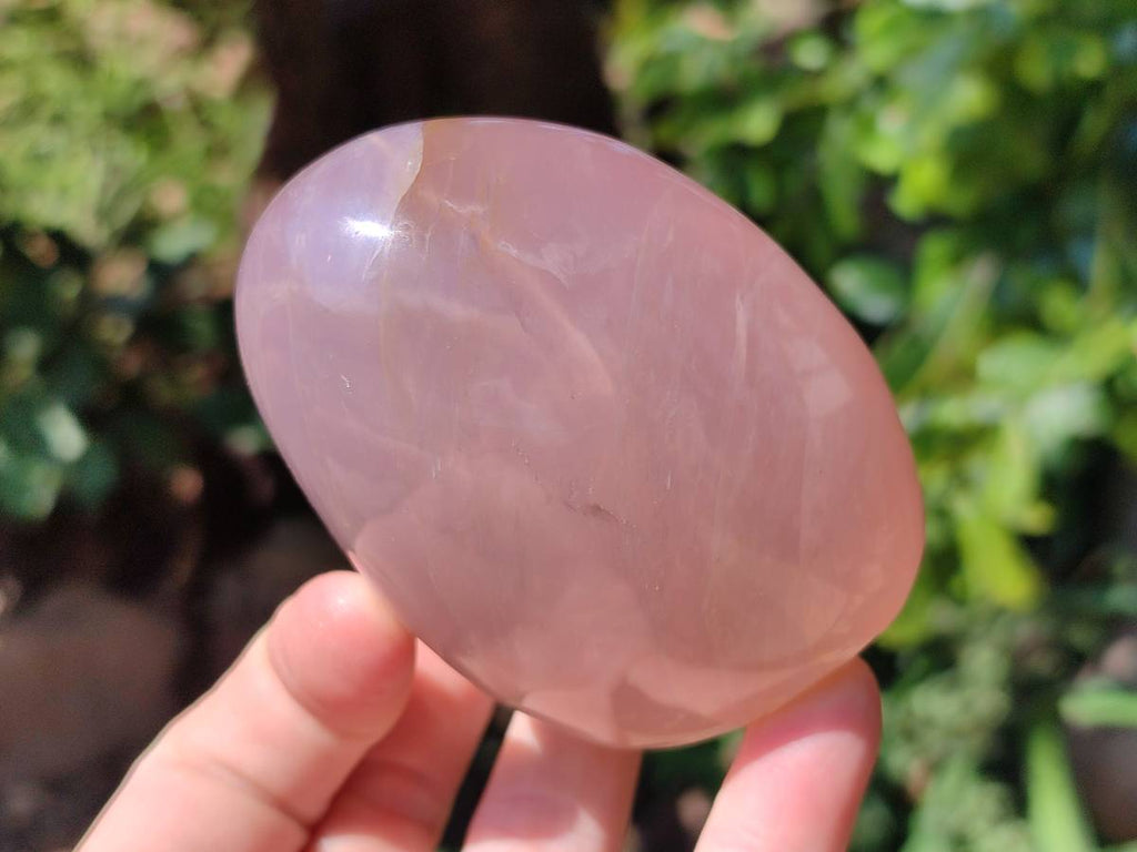 Polished Rose Quartz Standing Free Forms x 4 From Madagascar