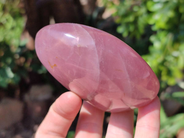 Polished Rose Quartz Standing Free Forms x 4 From Madagascar