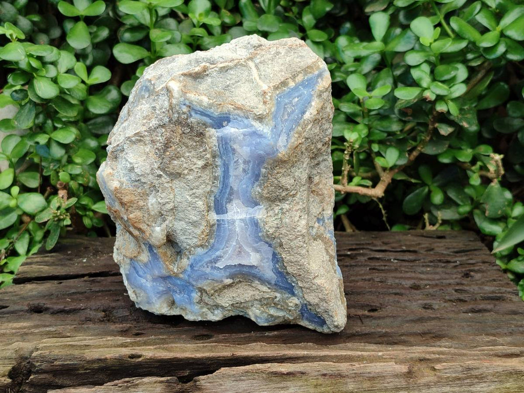 Natural XL Blue Lace Agate Geode Specimen x 1 From Nsanje, Malawi