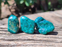 Polished Dioptase Free Forms x 20 From Likasi, Congo