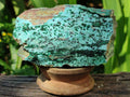 Natural Drusy Coated Chrysocolla With Malachite Specimens x 3 From Lupoto Mine, Congo