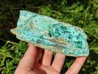 Natural Drusy Coated Chrysocolla With Malachite Specimens x 3 From Lupoto Mine, Congo