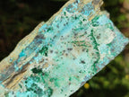 Natural Drusy Coated Chrysocolla With Malachite Specimens x 3 From Lupoto Mine, Congo