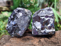 Natural Fragile Lead Galena Cobbed Specimens x 6 From Kaokoveld, Namibia