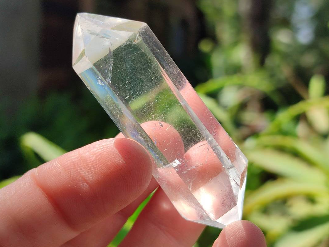 Polished Double Terminated Clear Quartz Crystals x 35 From Madagascar