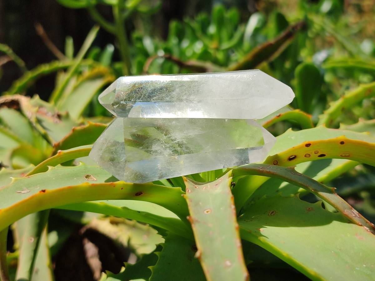 Polished Double Terminated Clear Quartz Crystals x 35 From Madagascar