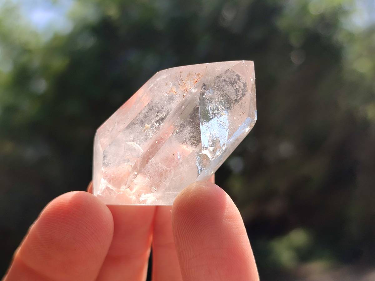 Polished Double Terminated Clear Quartz Crystals x 35 From Madagascar
