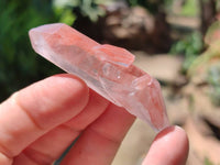 Natural Double Terminated Red Hematoid Quartz Crystals x 35 From Madagascar