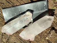 Natural Double Terminated Red Hematoid Quartz Crystals x 35 From Madagascar