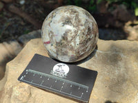 Polished Rubellite Pink Tourmaline Spheres x 6 From Ambatondrazaka, Madagascar