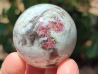 Polished Rubellite Pink Tourmaline Spheres x 6 From Ambatondrazaka, Madagascar
